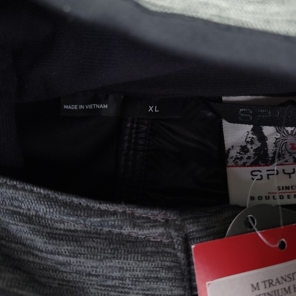 Spyder Transit GTX Infinium Hybrid Jacket Mens XL Grey Black Primaloft Goretex - Picture 8 of 14